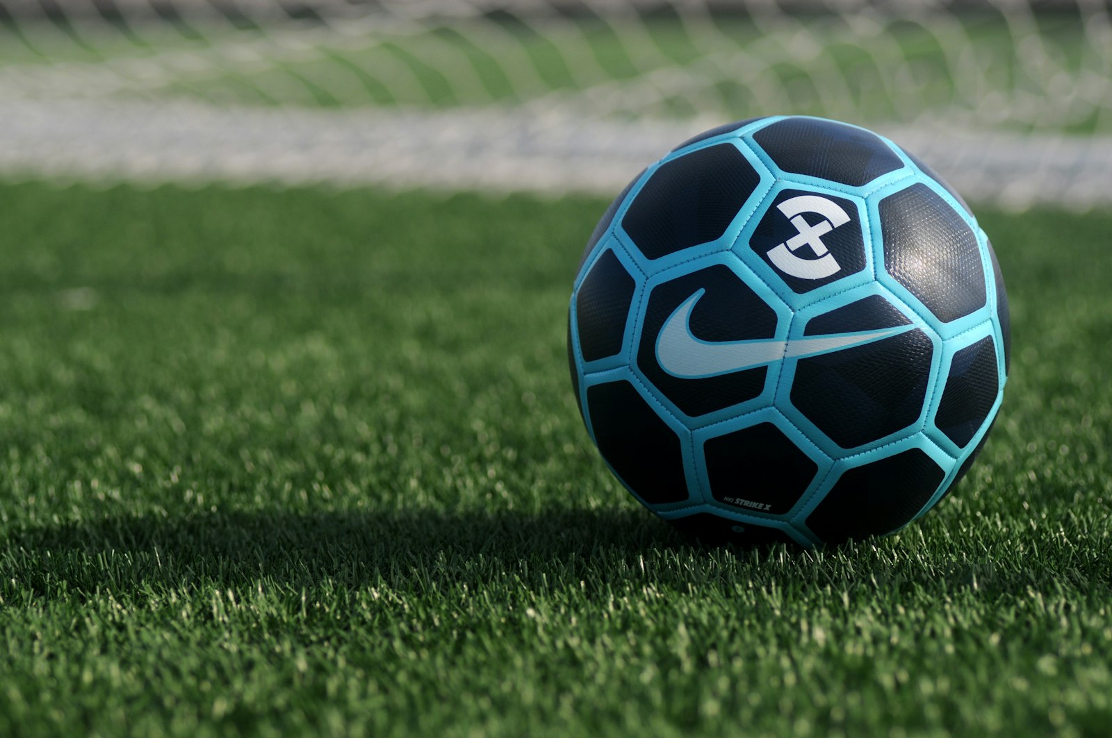 Football on dense natural turf