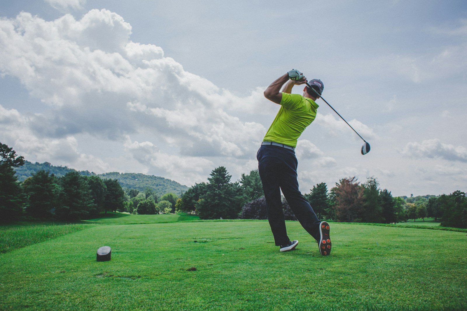 Parkland championship golf course