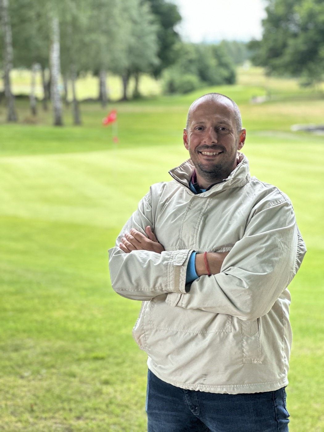 Yavor Atanasov on the course at Pravets Golf Club